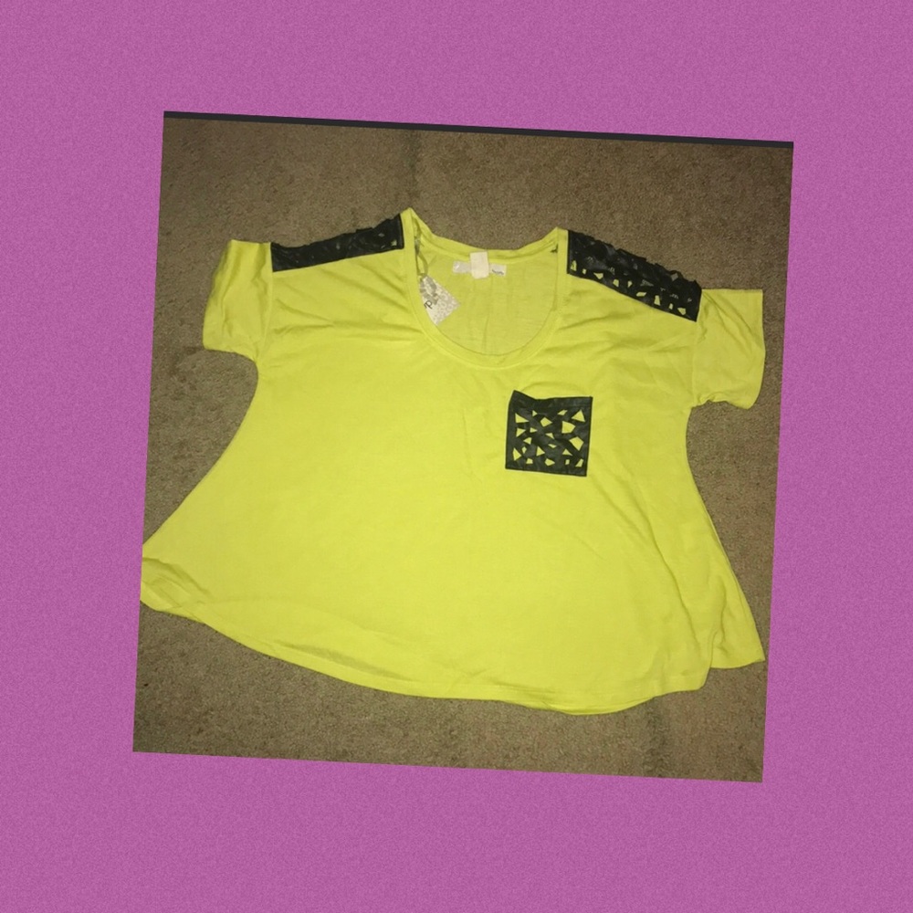 NEW! Bright Yellow Top